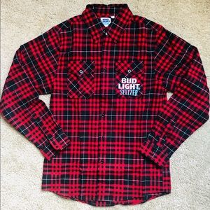 New Bud Light Seltzer Flannel - Men’s size Small